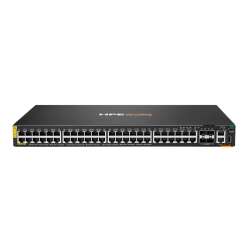HPE Aruba Networking CX 6200F 48G Class 4 PoE 4SFP 370W TAA, Managed, L3, Gigabit Ethernet (10/100/1000), Power over Ethernet (PoE), Rack-Einbau, 1U