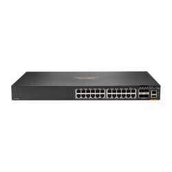HPE Aruba Networking Aruba 6300F 24-port 1GbE & 4-port SFP56, Managed, L3, Gigabit Ethernet (10/100/1000), Rack-Einbau, 1U