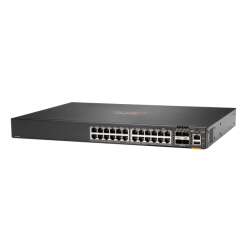 HPE Aruba Networking Aruba 6300F 24-port 1GbE & 4-port SFP56, Managed, L3, Gigabit Ethernet (10/100/1000), Rack-Einbau, 1U