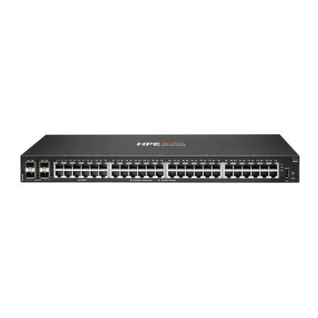 HPE Aruba Networking CX 6000 48p 10M/100M/1G 4p SFP 1G Switch, Power over Ethernet (PoE) HPE Renew Produkt,  Networking CX 6000 48p 10M/100M/1G 4p SFP 1G Switch