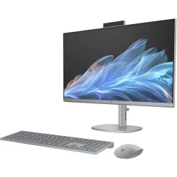 HP OmniStudio X AiO 27-cs0799nz DT HP Renew Programm. Ultra 7 155H(1.4GHz), 32 GB DDR5, 2TB SSD, 14" UHD 4K 3840x2160 Anti-Glare, Arc GPU, 8 Xe-Cores, Win11 Home, Silber, 1 Jahr Bring‑In Garantie