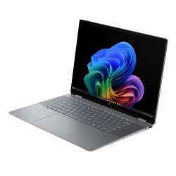 HP OmniBook X Flip 16 OmniBook X Flip 2-in-1 Next Gen AI 16-as0757nz NB, Renew, Intel Ultra 7 265T, 16 GB DDR5, 1TB SSD, 16" WUXGA 1920x1200, Arc 140V GPU, Win11 Home, Silber, 1 Jahr Bring‑In Garantie