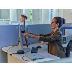 HP 527pf Display (Schwarz), 27" FHD IPS, Webcam, 3 Jahre Garantie (Austausch am naechsten Arbeitstag)