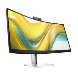HP 534pm Curved Docking Display (Schwarz), 34" WQHD VA, 100W USB-C Power Delivery, Webcam, 3 Jahre Garantie (Austausch am naechsten Arbeitstag)