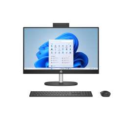 HP All-in-One DT AI 24-cr2759nz, Renew, Intel Ultra 7 255U, 32 GB DDR5, 2TB SSD, 23.8" FHD 1920x1080 Anti-Glare 250 nits, Intel Graphics, Win11 Pro, Schwarz, 1 Jahr Bring‑In Garantie