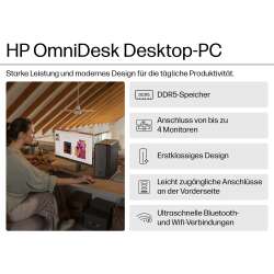 HP HP OmniDesk PC M02-0639nz Renew, AMD Ryzen 7 8700G (8...