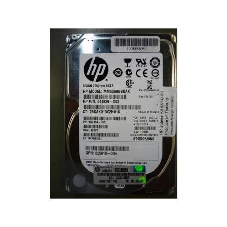 HPE 632142-001, 500 GB, 7200 RPM, 2.5", SATA