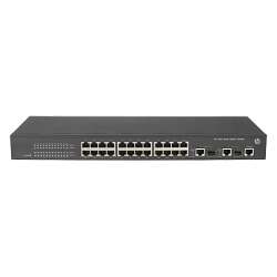 HPE A 3100-24 v2 EI, Managed, L2, Fast Ethernet (10/100), Vollduplex, Rack-Einbau, 1U