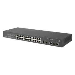 HPE A 3100-24 v2 EI, Managed, L2, Fast Ethernet (10/100), Vollduplex, Rack-Einbau, 1U
