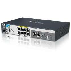HPE ProCurve 2520-8-PoE, Managed, L2, Fast Ethernet (10/100), Power over Ethernet (PoE), Rack-Einbau, 1U