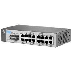 HPE V 1410-16, Unmanaged, Fast Ethernet (10/100), Vollduplex, 1U