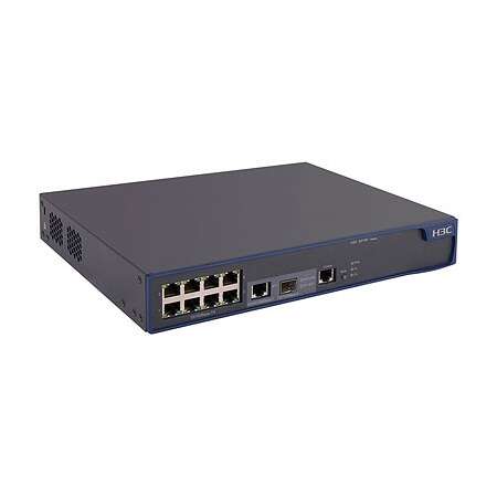 HPE A 3100-8-PoE EI, Managed, L2, Fast Ethernet (10/100), Power over Ethernet (PoE), Rack-Einbau, 1U