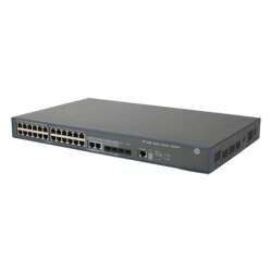 HPE 3600-24 v2 EI, Managed, L3, Fast Ethernet (10/100), Vollduplex, Rack-Einbau, 1U