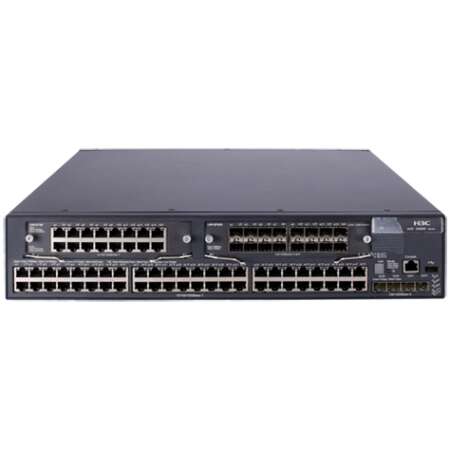 HPE A 5800-48G, Managed, L3, Gigabit Ethernet (10/100/1000), Vollduplex, Rack-Einbau, 2U