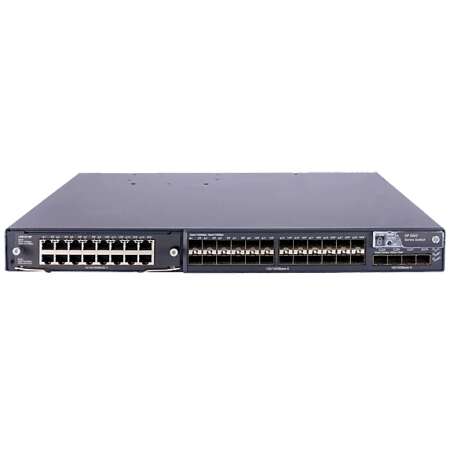 HPE 5800-24G-SFP Switch w/1 Interface Slot - Managed - L3 - Rack-Einbau - 1U
