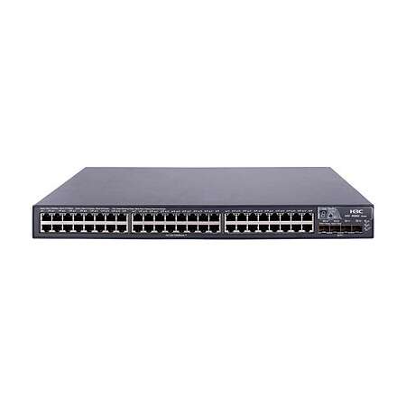 HPE A 5800-48G-PoE, Managed, L3, Gigabit Ethernet (10/100/1000), Power over Ethernet (PoE), Rack-Einbau, 1U