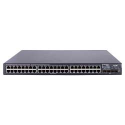 HPE A 5800-48G-PoE, Managed, L3, Gigabit Ethernet (10/100/1000), Power over Ethernet (PoE), Rack-Einbau, 1U