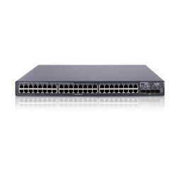 HPE A 5800-48G, Managed, L3, Gigabit Ethernet (10/100/1000), Vollduplex, Rack-Einbau, 1U