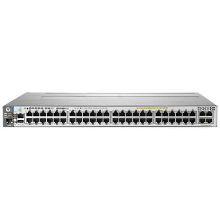 HPE ProCurve 3800-48G-PoE+-4XG, Managed, L3, Gigabit Ethernet (10/100/1000), Power over Ethernet (PoE), Rack-Einbau, 1U