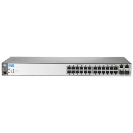 HPE ProCurve 2620-24, Managed, L2, Fast Ethernet (10/100), Vollduplex, Rack-Einbau, 1U