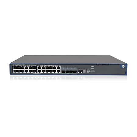 HPE ProCurve 5500-24G SI, Managed, L3, Gigabit Ethernet (10/100/1000), Vollduplex, Rack-Einbau, 1U