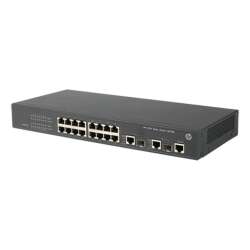 HPE A 3100-16 v2 EI, Managed, L2, Fast Ethernet (10/100), Vollduplex, Rack-Einbau, 1U