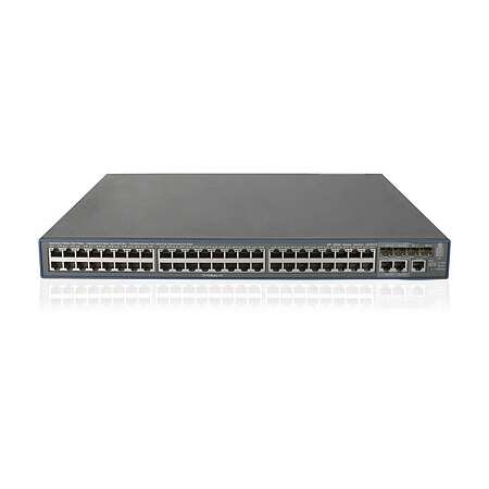 HPE 3600-48-PoE+ v2 SI, Managed, L3, Fast Ethernet (10/100), Power over Ethernet (PoE), Rack-Einbau, 1U