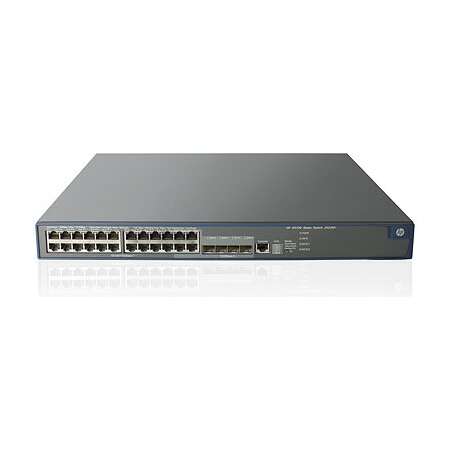 HPE A 5120-24G-PoE+ EI, Managed, L3, Gigabit Ethernet (10/100/1000), Power over Ethernet (PoE), Rack-Einbau, 1U
