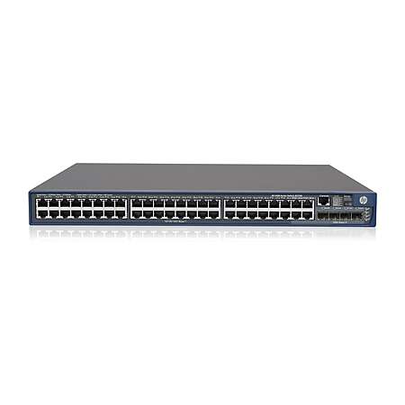 HPE ProCurve 5500-48G-PoE+ SI, Managed, L3, Gigabit Ethernet (10/100/1000), Power over Ethernet (PoE), Rack-Einbau, 1U