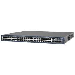 HPE ProCurve 5500-48G-PoE+ SI, Managed, L3, Gigabit Ethernet (10/100/1000), Power over Ethernet (PoE), Rack-Einbau, 1U