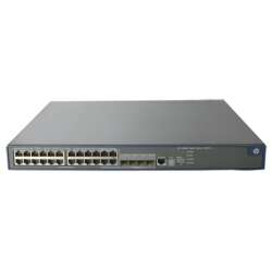 HPE ProCurve 5500-24G-PoE+ EI, Managed, L3, Gigabit Ethernet (10/100/1000), Power over Ethernet (PoE), Rack-Einbau, 1U