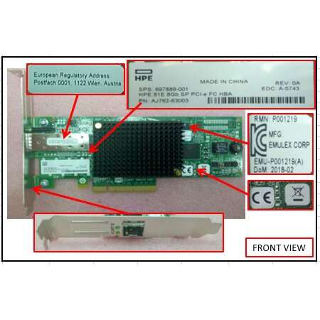 HPE 697889-001, PCIe, Grün