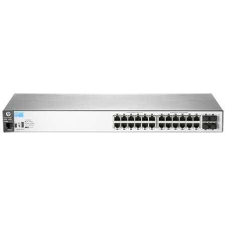 HPE 2530-24G, Managed, L2, Gigabit Ethernet (10/100/1000), Vollduplex, Rack-Einbau, 1U