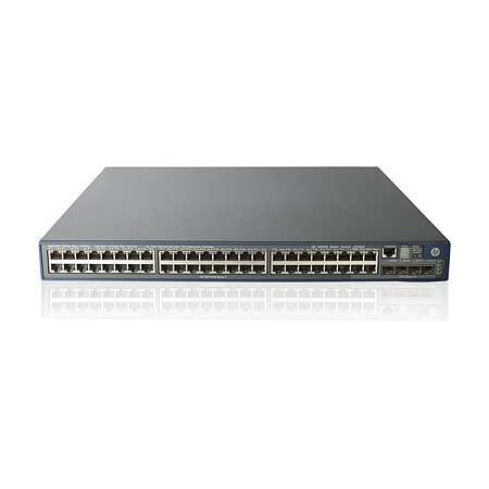 HPE ProCurve 5500-48G-PoE+ EI, Managed, L3, Gigabit Ethernet (10/100/1000), Power over Ethernet (PoE), Rack-Einbau, 1U