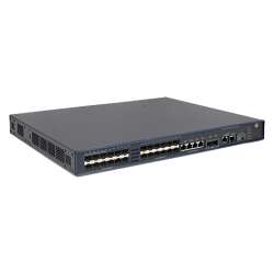 HPE 5500-24G-SFP HI Switch w/2 Interface Slots, Managed, L3, Gigabit Ethernet (10/100/1000), Vollduplex, Rack-Einbau, 1U