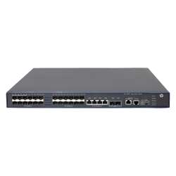 HPE 5500-24G-SFP HI Switch w/2 Interface Slots, Managed, L3, Gigabit Ethernet (10/100/1000), Vollduplex, Rack-Einbau, 1U