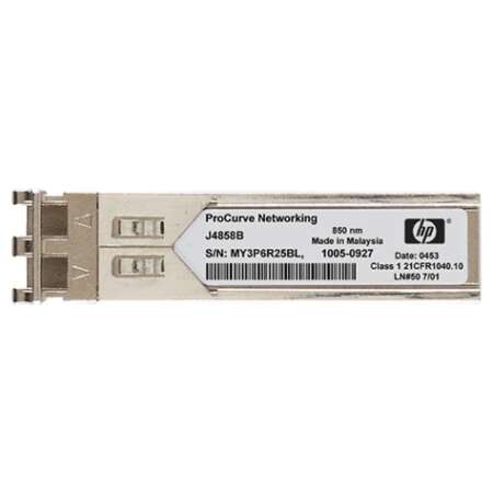 HPE X121 1Gb SFP LX, Faseroptik, 1000 Mbit/s, SFP, LC, LX, 550 m