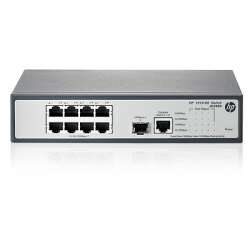 HPE 1910-8G, Managed, L3, Gigabit Ethernet (10/100/1000), Rack-Einbau, 1U