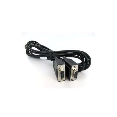 HPE DB9 f/f 2.5m, Schwarz, 2,5 m, DB9, DB9, Weiblich, Weiblich