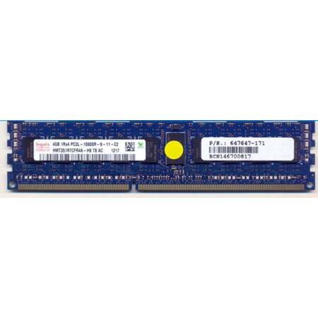 HPE 687458-001, 4 GB, 1 x 4 GB, DDR3, 1333 MHz, 240-pin DIMM