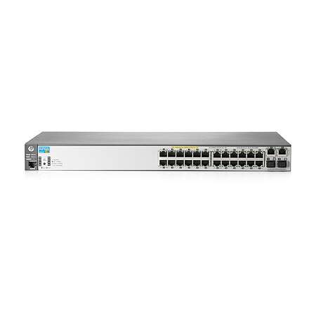 HPE ProCurve 2620-24-PPoE+, Managed, L2, Fast Ethernet (10/100), Power over Ethernet (PoE), Rack-Einbau, 1U