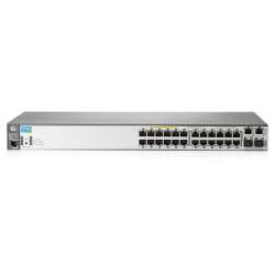 HPE ProCurve 2620-24-PPoE+, Managed, L2, Fast Ethernet (10/100), Power over Ethernet (PoE), Rack-Einbau, 1U