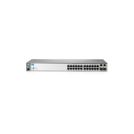 HPE ProCurve 2620-24-PoE+, Managed, L3, Fast Ethernet (10/100), Power over Ethernet (PoE), Rack-Einbau, 1U
