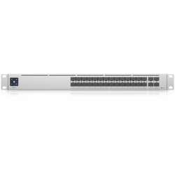 Ubiquiti UniFi Switch Pro Aggregation (USW-PRO-AGGREGATION), 32-Port L3 Managed Fiber Switch, 28x SFP+ (10G), 4x SFP28 (25G), 19" Rackmount, 1.3" Touchscreen mit AR, 760 Gbps Switching-Kapazität, 24 Monate Garantie