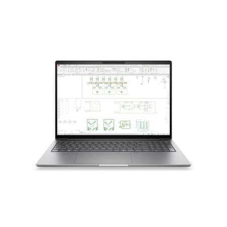 HP ZBook 8 G2i 16 Ultra 9 386H, 64 GB DDR5, 1TB SSD, 16" 2.5K 2560x1440 Anti-Glare 400nits, Graphics, Xe3 Celestial, 4 Xe3-Cores, Win11 Pro, Silber, 3 Jahre Vor‑Ort Service