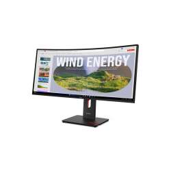Lenovo ThinkVision T34WD-40 Monitor, 86,4 cm (34"), 3440 x 1440 Pixel, Wide Quad HD, LED, 6 ms, Schwarz