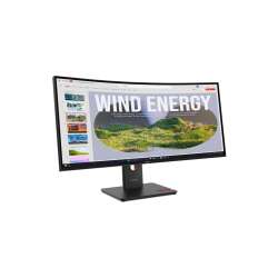 Lenovo ThinkVision T34WD-40 Monitor, 86,4 cm (34"), 3440 x 1440 Pixel, Wide Quad HD, LED, 6 ms, Schwarz