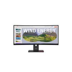 Lenovo ThinkVision T34WD-40 Monitor, 86,4 cm (34"), 3440 x 1440 Pixel, Wide Quad HD, LED, 6 ms, Schwarz