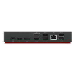 Lenovo 40AY0135US, Kabelgebunden, USB 3.2 Gen 2 (3.1 Gen 2) Type-C, 1000 Mbit/s, Schwarz, 4K Ultra HD, 3840 x 2160 Pixel