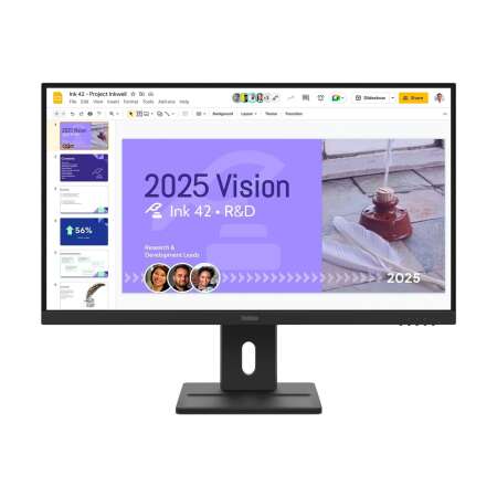 Lenovo ThinkVision E27Q-40 Monitor, 68,6 cm (27"), 2560 x 1440 Pixel, Quad HD, LCD, 6 ms, Schwarz
